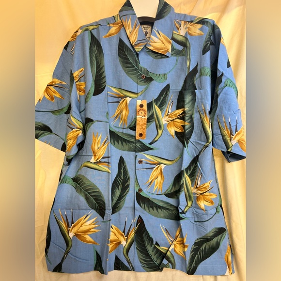 Jamaica Jaxx Mens Island Hawaiian Aloha Shirt - Picture 3 of 12